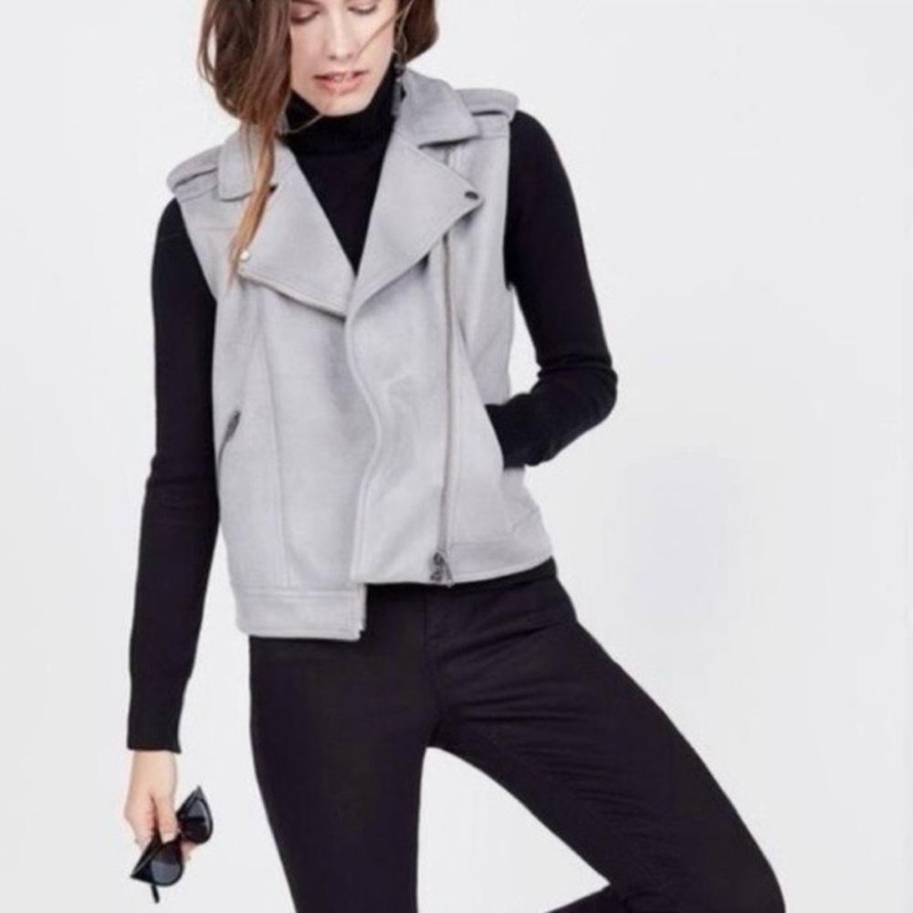 Philosophy Suede Moto Vest - Picture 6 of 6